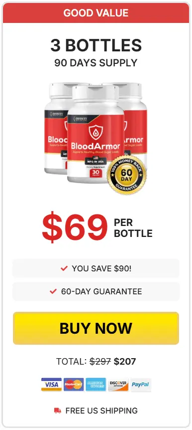 Buy  BloodArmor 3 Bottle